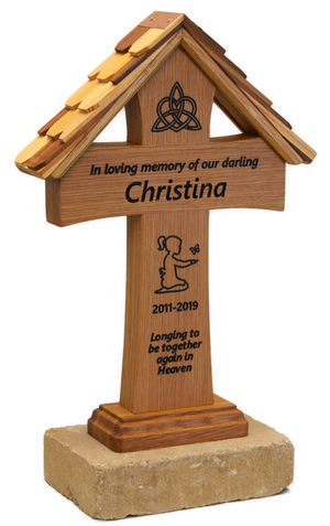 Garden Memorial Cross - Small