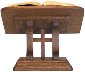 Bible Stand - Medium Brown Finish