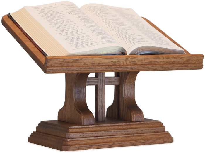 Bible Stand - Medium Fruitwood Finish