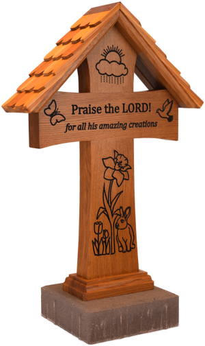 Garden Blessing Cross - Praise the Lord