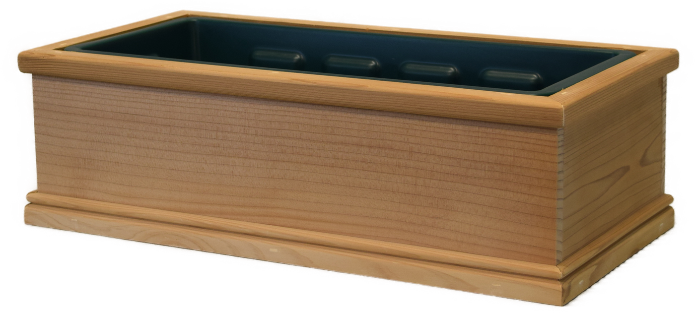 clear plastic rectangular planter liners 18" Cedar Window Box Planter with Liner – Rasmussen Wood Werks